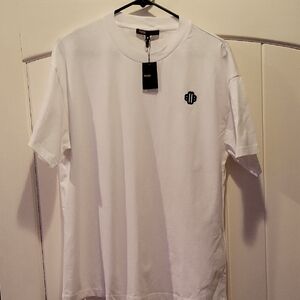 Maje T-shirt with embroidered logo on the chest